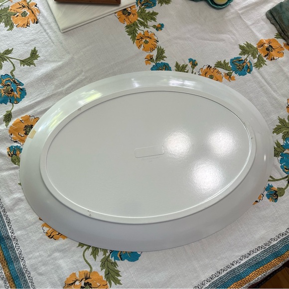 Lovely Vintage Brookpark Melamine / Melmac Currier & Ives Serving Platter, '60's - Picture 4 of 7